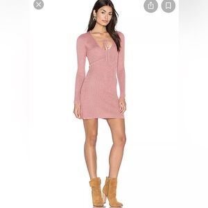 For Love And Lemons Knitz Sweater Delancey Dress Size Small